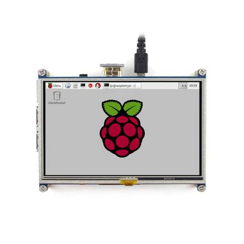 微雪 5inch HDMI LCD树莓派电阻触控液晶屏A版 800×480 低功耗版