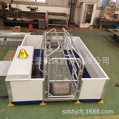 欧式母猪产床友发钢管单体产床整体热镀锌母猪分娩床双体分娩栏