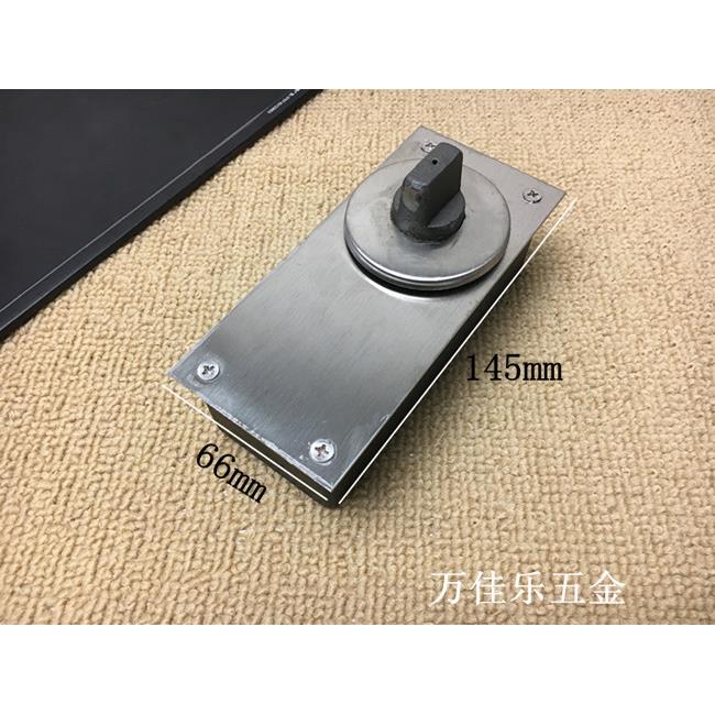 丹霸玻璃门上下转轴带弹力自动关门地弹簧玻璃门夹90/180度可定位