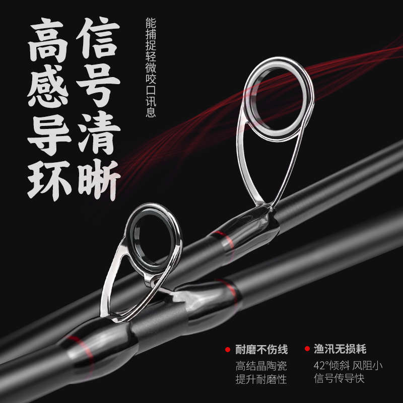 池刃M调便携式三节路亚竿马口多节直柄纺车轮枪柄水滴轮远投国产