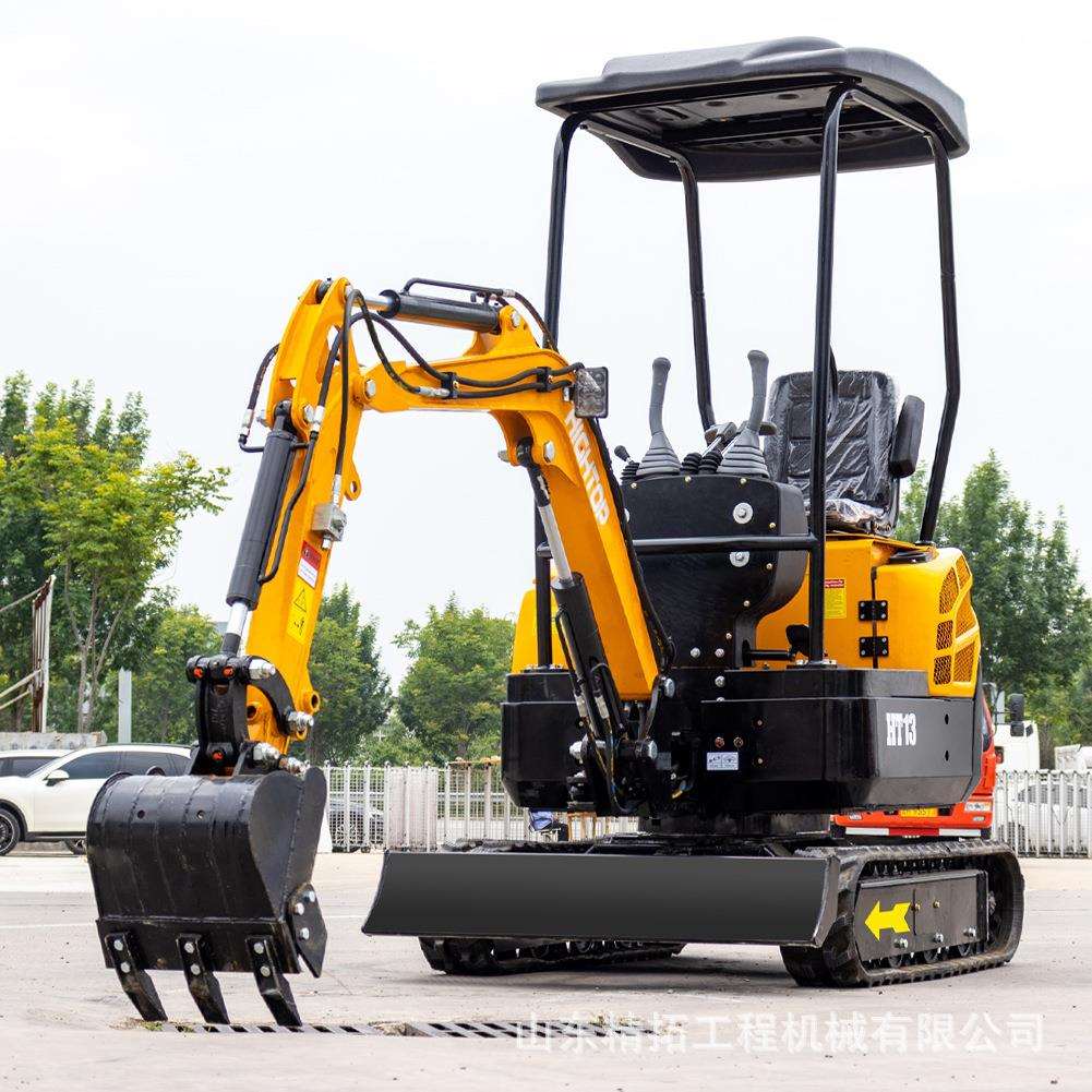 小型履带式微挖价格 出口欧美迷你钩机 HT13型1.3吨挖掘机厂家