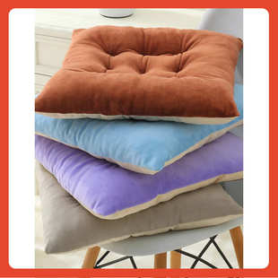 屁股冬季 毛绒餐椅学生版 椅教室坐垫∞加厚毛绒椅垫教师小短板凳