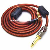 高屏蔽降噪音频线电吉他低音3.5 6.5大到小6.35大双芯音频线