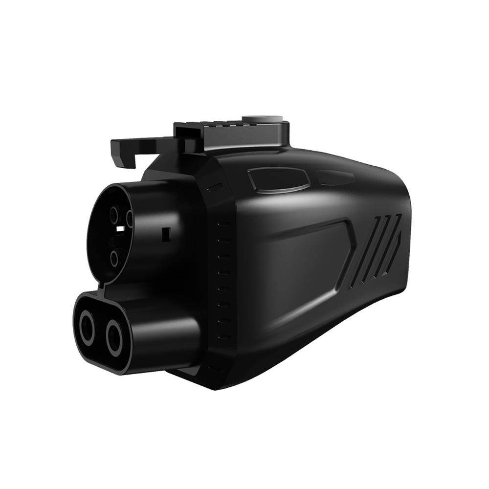 特斯拉新能源汽车插座充电枪转接T头转换器ELATOS281CCS1转换仪
