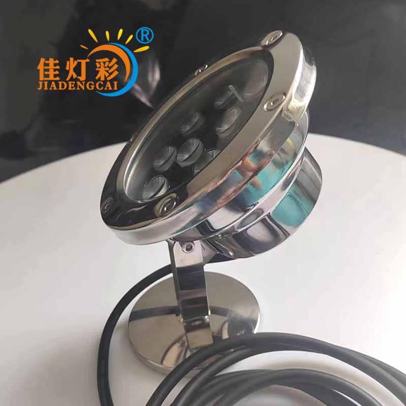 LED户外JDC-SDD-端3804不钢高精细抛光1W无线射锈频喷泉灯水池灯