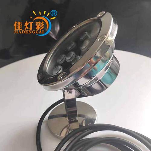 LED户外JDC-SDD-端3804不钢高精细抛光1W无线射锈频喷泉灯水池灯
