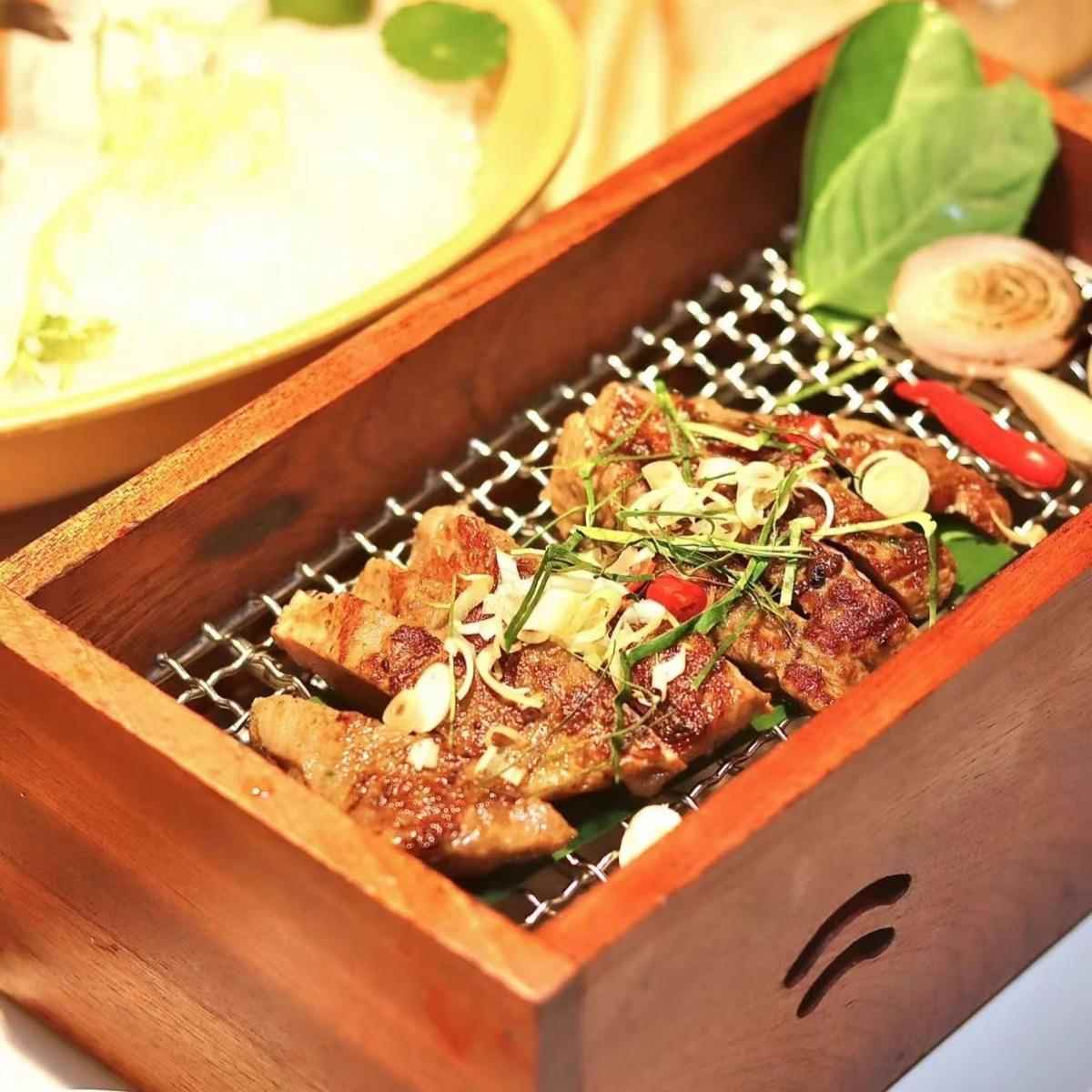 肉西牛餐盒排烟熏木创意果木牛排XNZ木质餐具炭火牛扒烟熏盒烧盘