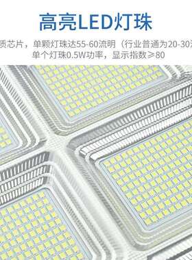 LED路灯头照明壁灯庭院灯 户外高亮度大功率超亮工程太阳能路灯