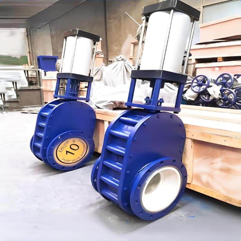 气动双闸板陶瓷闸阀 Z644TC-10C DN800 手动陶瓷刀闸阀 插板阀