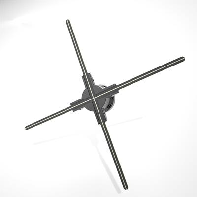 超高清3D全息风扇显示屏60厘米广告机视频展示灯箱室外立体广告牌