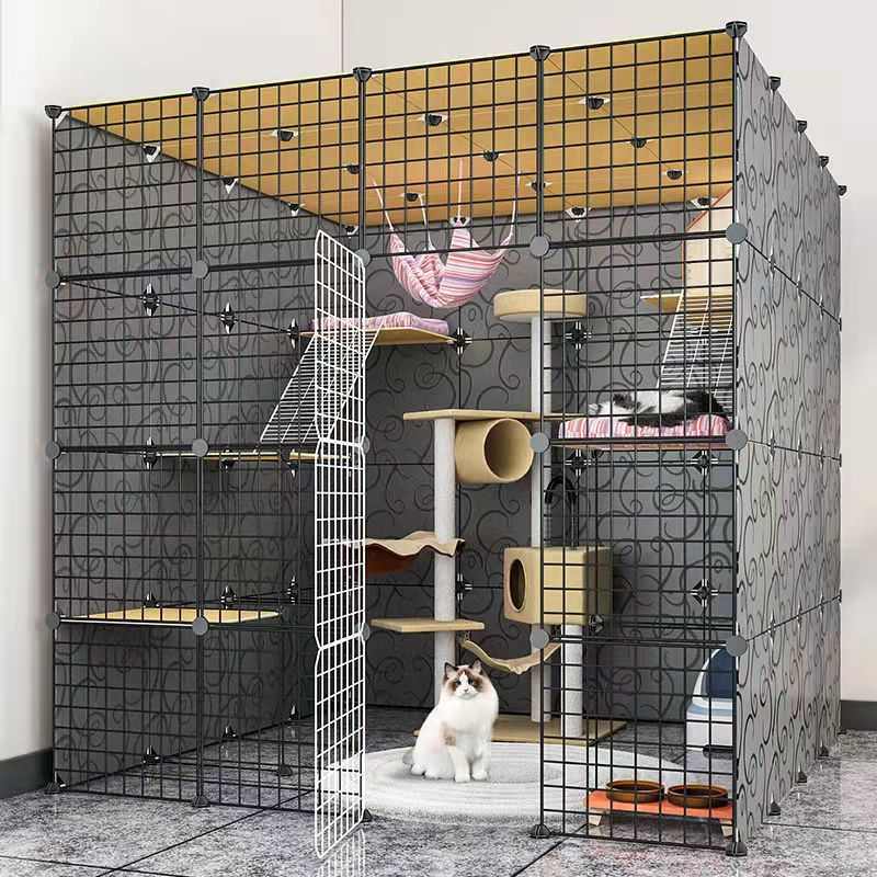 猫笼子室内超大猫别墅宠物成年猫咪用品猫窝三层猫屋家用猫舍