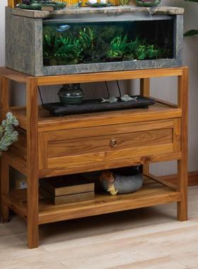 高档匠心坊中景观桌面流摆式件循水环装水客厅鱼缸造景茶台办公室