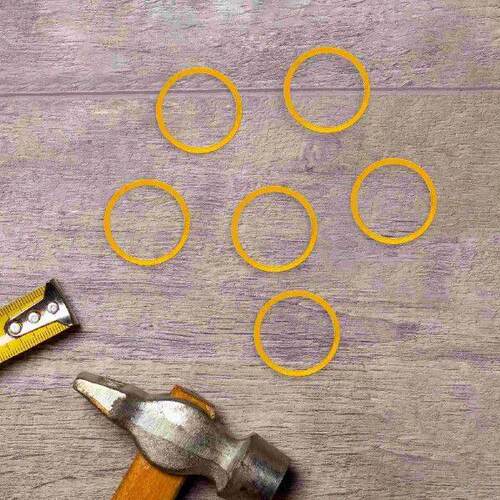 6 Pcs Bicycle Bowl Set Gasket Mountain Bike Head Bearings