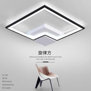 led吸顶灯现代简约方形亚力克吸顶灯创意卧室客厅餐厅儿童房灯饰