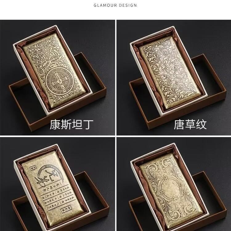 经典复古工艺20支装细支香烟盒多图案轻巧便携两面对开烟盒烟具