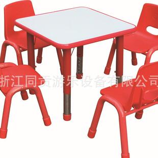 人幼儿园桌椅防火板正升方桌四调人八防火板正桌学习桌儿童花边降