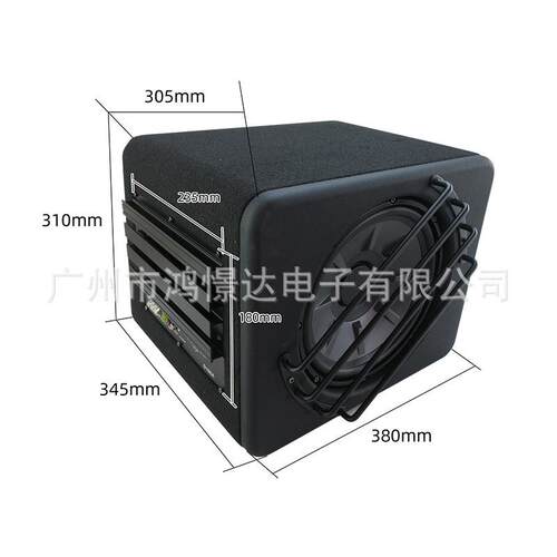 汽车音响低音喇叭 1010 10寸有源柜 木箱 喇叭木箱 中纤板毛毯