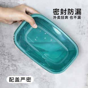 一次性长方形塑料餐盒加厚小碗菜川湘菜快餐饭盒外卖清蒸鱼打包盒