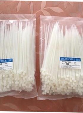 100PCS黑色5X200自锁尼龙塑料扎线带