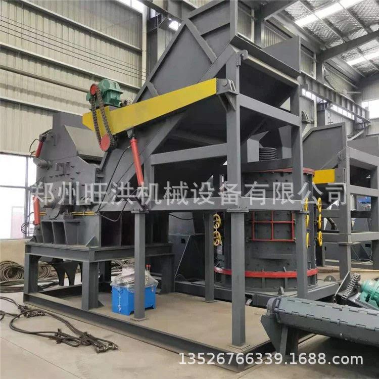 冰箱洗衣机金属壳破碎分离设备 拆迁现场金属破碎机 易拉破碎机