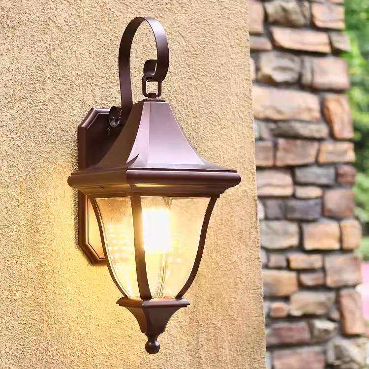 美式户外壁灯亭门过道走廊灯欧式仿古室外阳台别墅庭院大门灯led