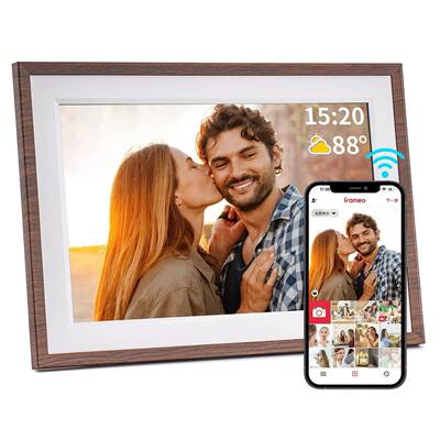 Frameo 10.1 Inch Digital Picture Frame，WiFi Electronic Fram