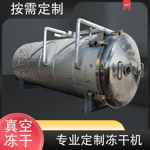 柠檬片低温干燥冻干机冷萃咖啡真空冻干果蔬粉干燥机