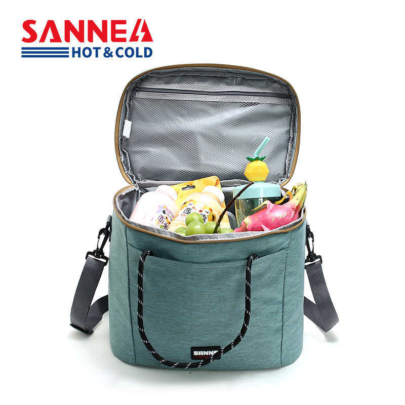 三能新款大容量加厚保温包户外手提野餐便当包饭盒袋保冷冰包