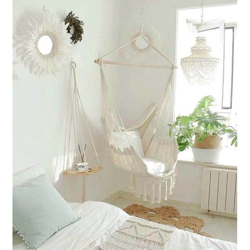 北欧风流苏帆布吊椅民宿阳台木棒秋千户外露营吊篮批发,户外/登山/野营/旅行用品,吊床,淘宝优惠券,粉丝福利购,淘宝优惠卷