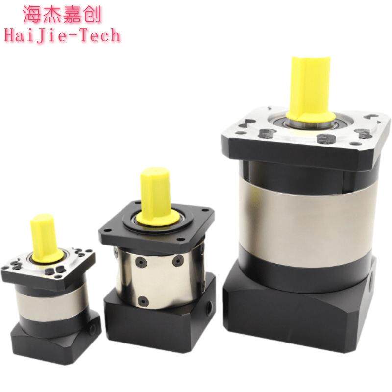 精密行星减速器齿轮减速箱小型背隙7弧分步进伺服电机马达减速器