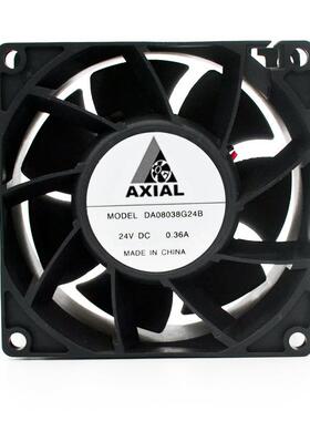 DC24V 80*80*38mm9000转速高风量风压控制柜机柜电源设备散热风扇