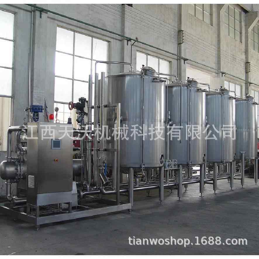 江西旺销蛋白饮料在线CIP清洗设备牛奶灌装机CIP清洗机触摸屏