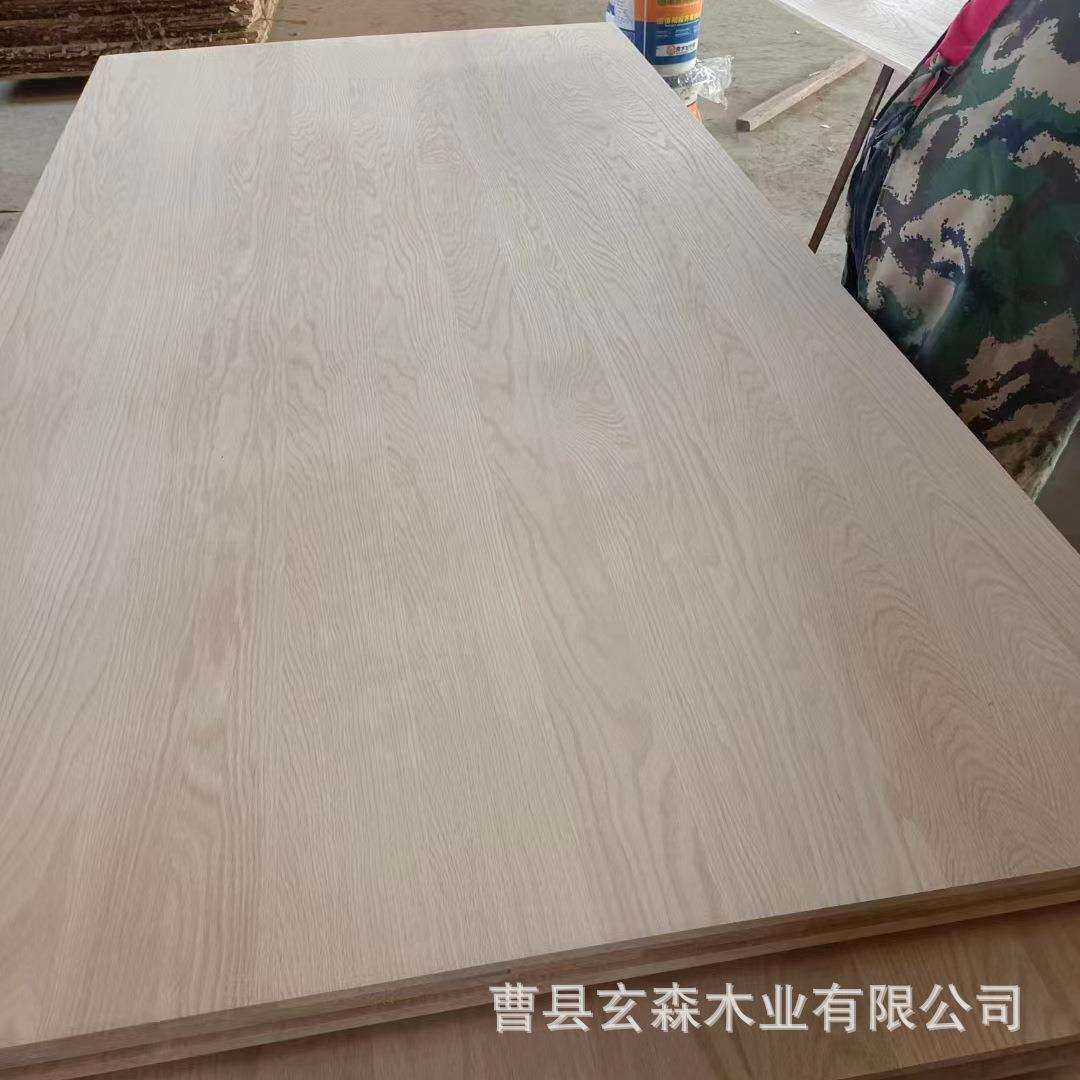 北美ZEXFAS木拼板红橡木直板烘干拼实木面大板橡桌家具地板橡木板