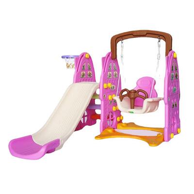 儿童滑滑梯室家用游乐场内合一幼儿园三室外c8908宝滑梯宝秋千组