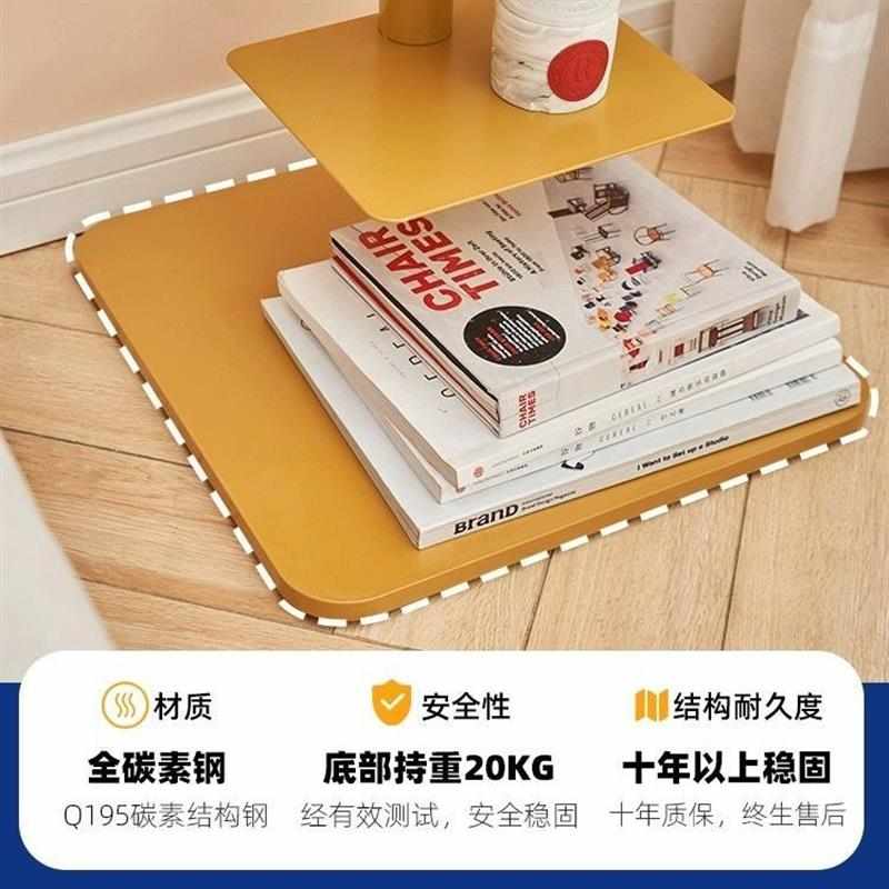 创意旋转隐形简易收纳书架落地客厅多层铁艺家用转角置物架书柜