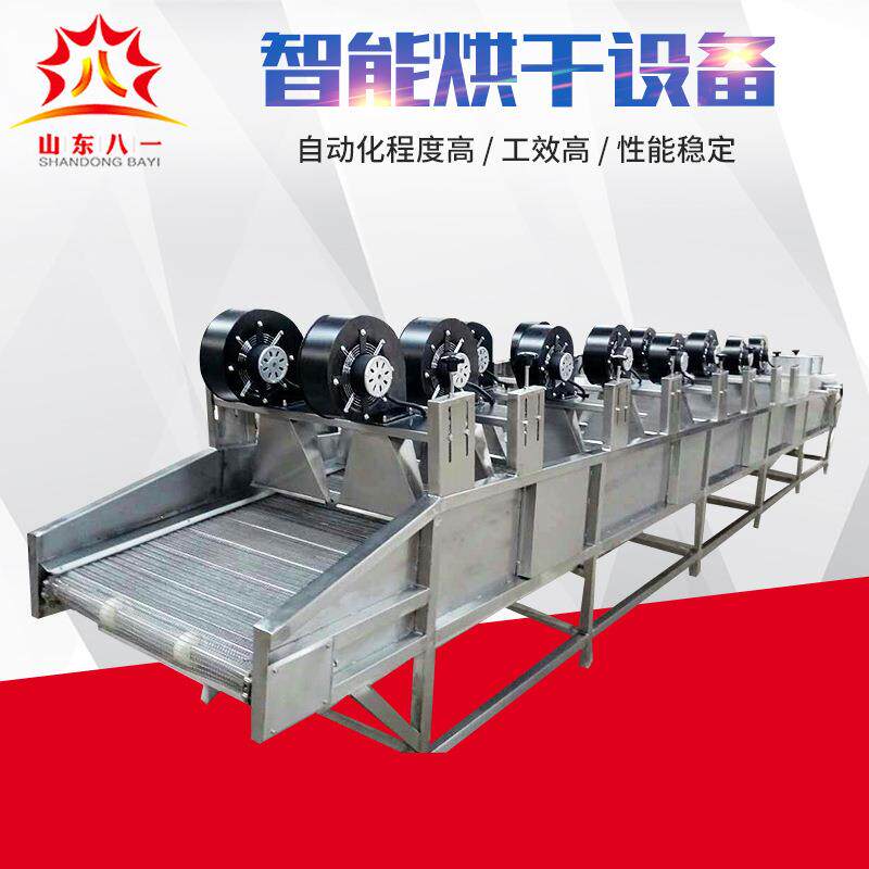 空气智能食品蔬菜水果豆橛子烘干设备智能干燥烘干机风干轮带网带