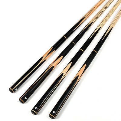 中式黑八英式小头台球杆含延长杆 3/4双节斯诺克球杆 台球配件cue
