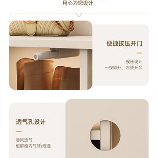奶油HXD0055凳门口换鞋 柜坐一体风小户型网红进 家用入户玄凳关鞋