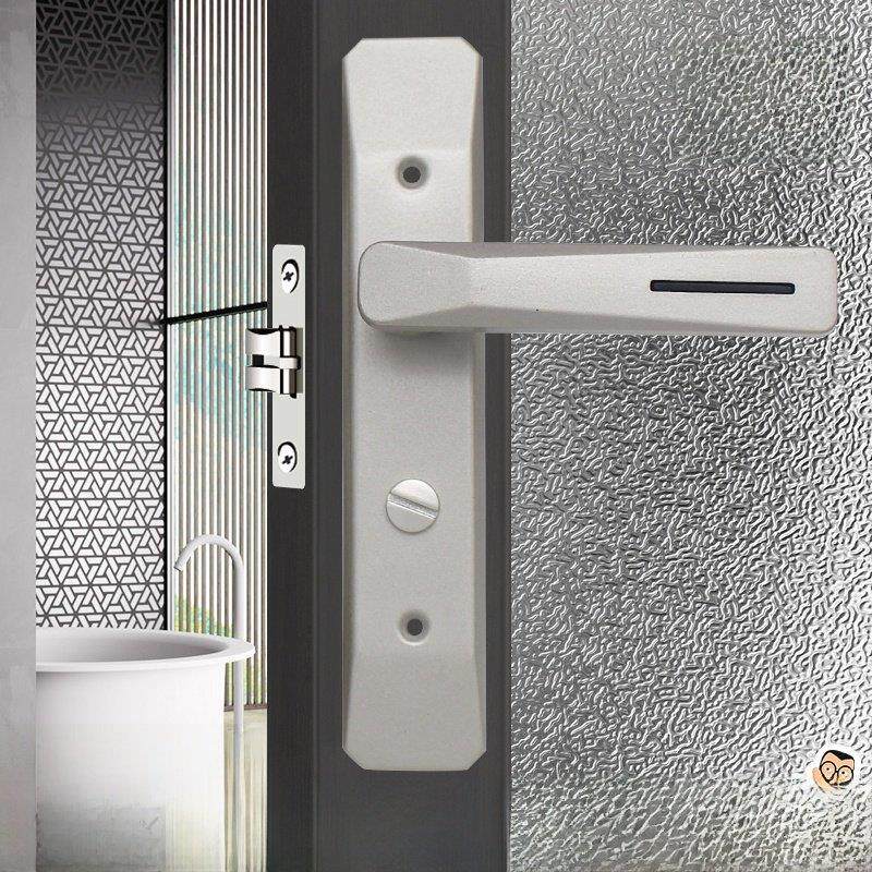 卫浴锁铁面板铝把手卫浴室内门锁卫生间厨房锁厕所门锁卫生间锁