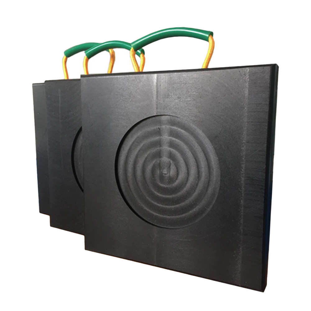 高分子聚乙烯支腿垫板大吨位吊车泵车起重机用抗压耐磨黑色垫脚板