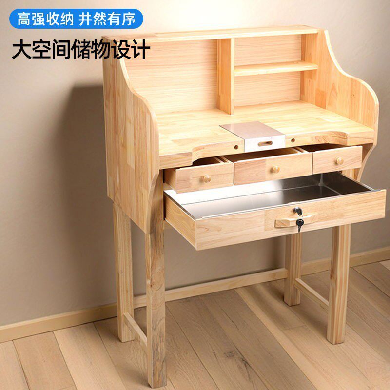 DIY金工桌执模台打金工作台钳工桌桌子实木操作台手工木制