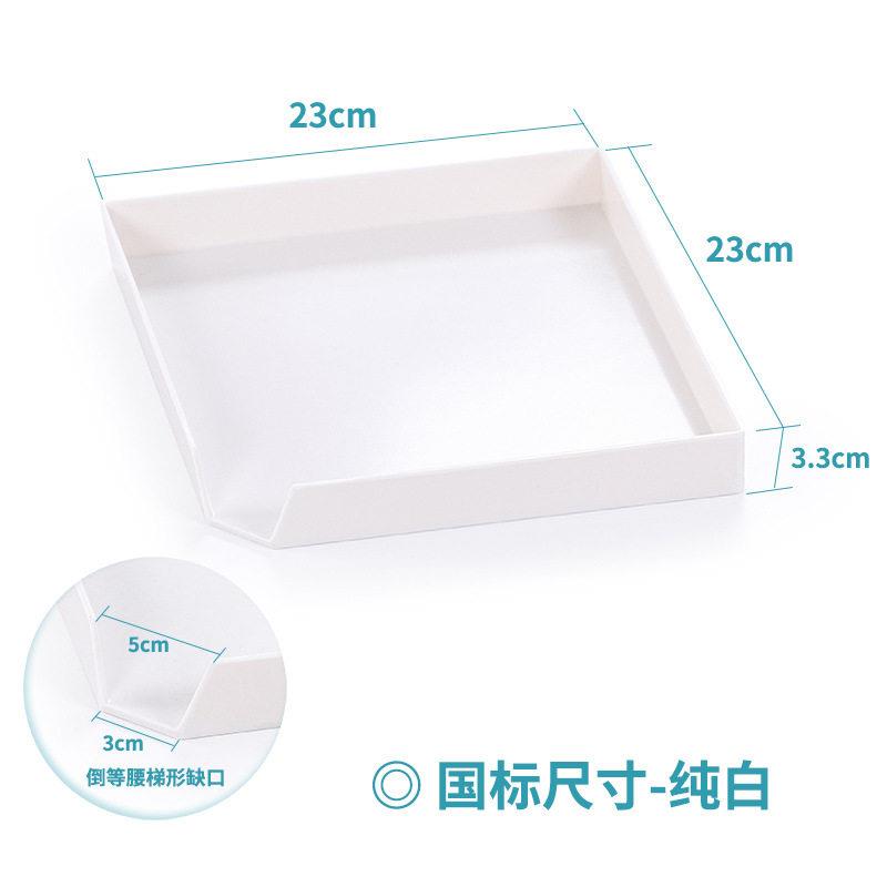 白色密胺评茶盘茶叶审评盘茶样盘评审样盘SC器具斗茶比赛评茶用具