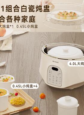 天际（家电） DGD22-22KWG电天际 隔水炖电炖锅 陶瓷煲汤煮粥锅