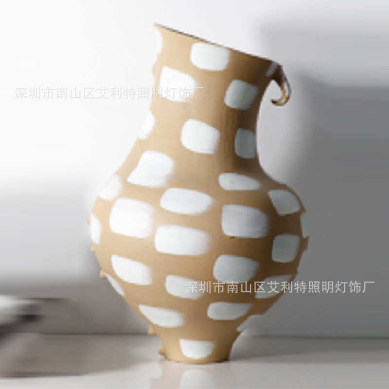 北欧轻奢树脂花瓶现代简约插花花器客厅玄关花瓶摆件家居花瓶,家居饰品,花瓶,淘宝优惠券,粉丝福利购,淘宝优惠卷