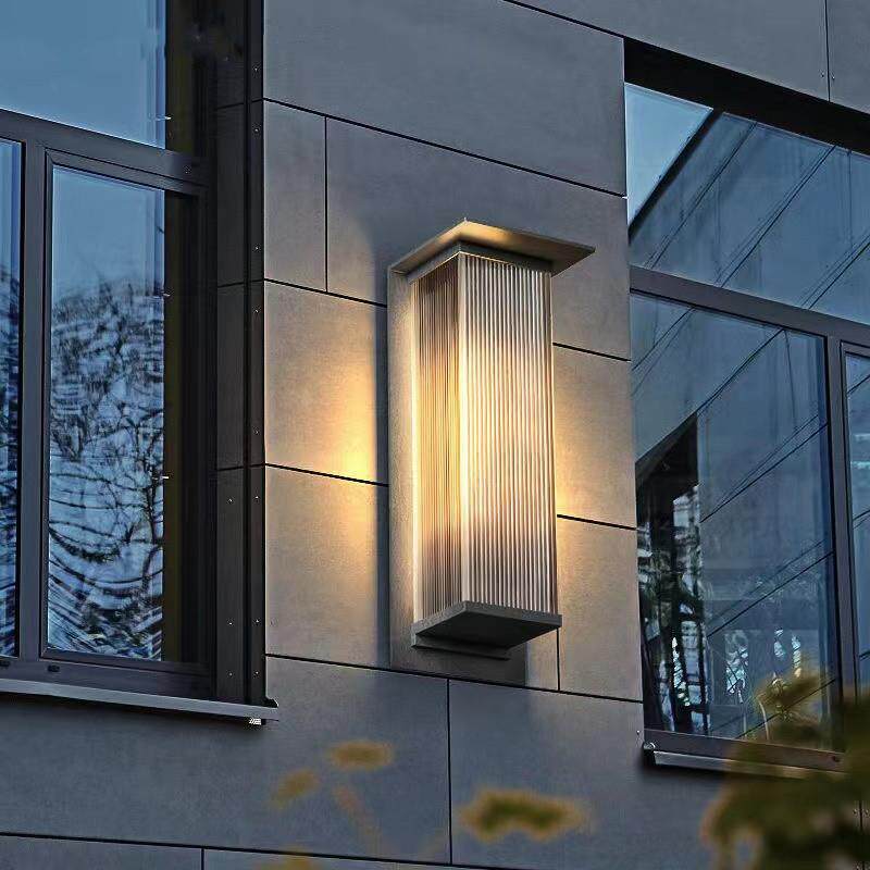 户外壁灯防水太阳能别墅外墙灯庭院墙面装饰现代室外壁灯露台壁灯