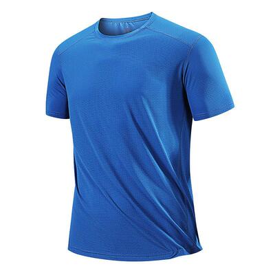 5 Lightweight Men Crew Neck Shirts Moisture Wicking Tee Dry