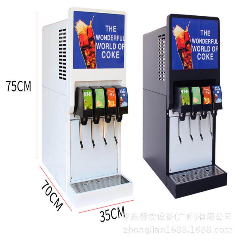 商用汉堡店单双阀可乐机五六阀糖浆冷饮三四阀现调自助碳酸饮料机