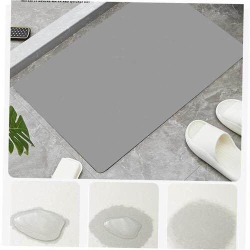 Bathroom floor mat absorbent quick-dryin door entry carpet
