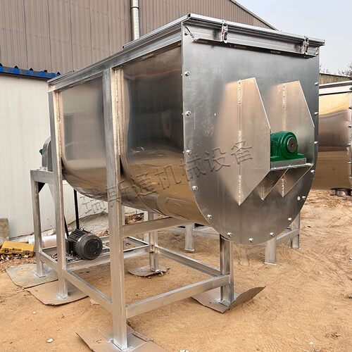 拌304RST09D不锈钢带搅机腻子粉河沙化螺肥混合机自动卸料计量混