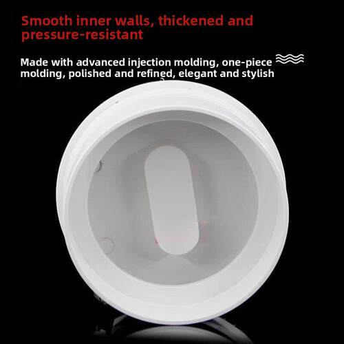 PVC内插管子缩口地平清扫口纯平管检查盖堵头50 75 110下水管封堵